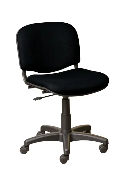 JULIE - 1  židle čalouněná, bez područek a stolku, BONDAI BN7 (8033) - látka černá